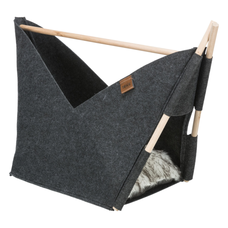 Trixie *Kattenmand Elise Vilt met Kussen 63*44*30 cm