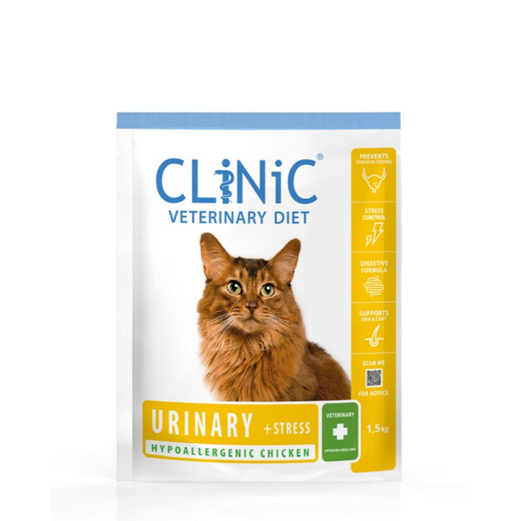 CLiNiC Kat Veterinary Diet Urinary + Stress Chicken