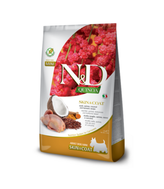 Farmina N&D QUINOA Adult Haut & Fell Wachtel Mini