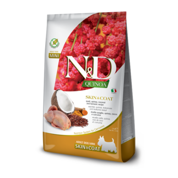 Farmina N&D QUINOA Adult Haut & Fell Wachtel Mini