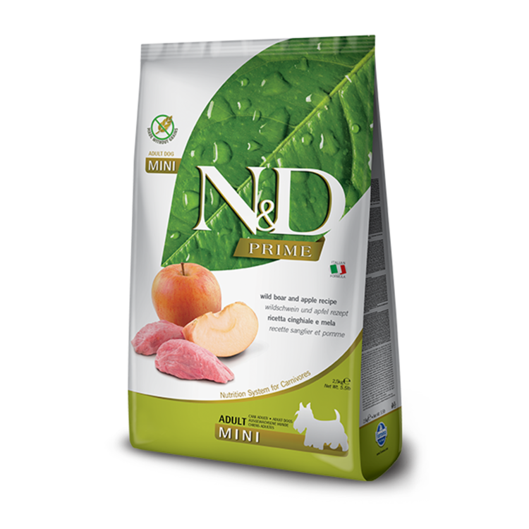 Farmina N&D PRIME Adult Wild Zwijn & Appel Mini