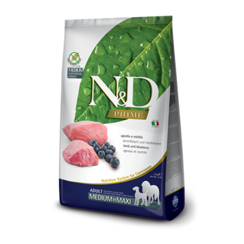 Farmina N&D Prime Adult Lamb & Blueberries Medi/Maxi