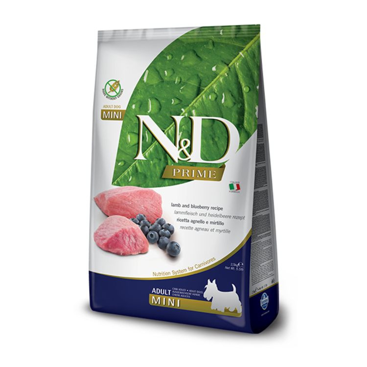 Farmina N&D PRIME Adult Lamm & Blaubeeren Mini