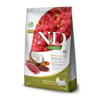 Farmina N&D QUINOA Adult Huid & Vacht Eend Mini
