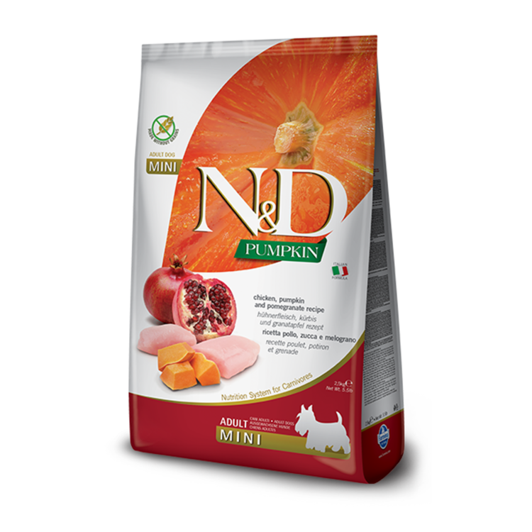 Farmina N&D PUMPKIN Adult Chicken, Pumpkin & Pomegranate Mini