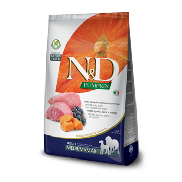 Farmina N&D PUMPKIN Adult Lamb, Pumpkin & Blueberries Medium/Maxi