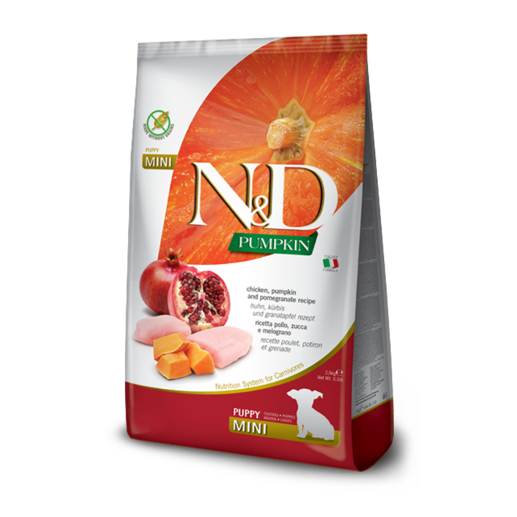 Farmina N&D PUMPKIN Puppy Chicken, Pumpkin & Pomegranate Mini