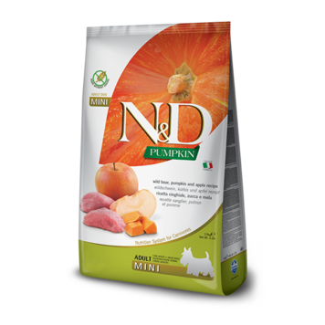 Farmina N&D PUMPKIN Adult Wild Boar, Pumpkin & Apple Mini