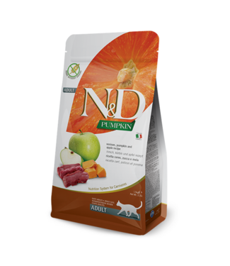 Farmina N&D PUMPKIN Kat Adult Hert, Pompoen & Appel