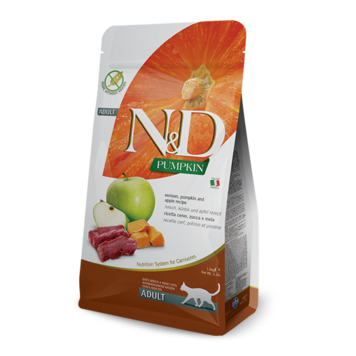 Farmina N&D PUMPKIN Kat Adult Hert, Pompoen & Appel