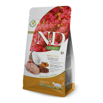Farmina N&D QUINOA Katze Haut & Fell Wachtel