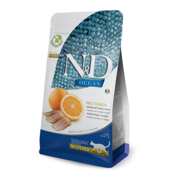 Farmina N&D OCEAN Cat Neutered Herring & Orange