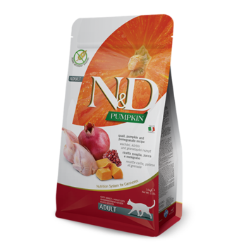 Farmina N&D PUMPKIN Katze Adult Wachtel, Kürbis & Granatapfel