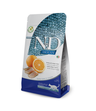 Farmina N&D OCEAN Cat Adult Herring & Orange