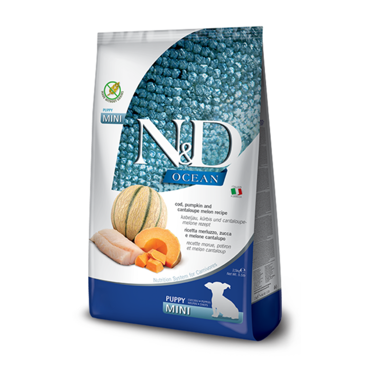 Farmina N&D OCEAN Puppy Cod, Pumpkin & Melon Mini