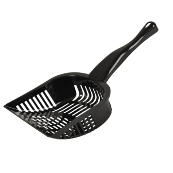 Flamingo Cat Litter Scoop "Yuki" Black XL 33*10*16 cm