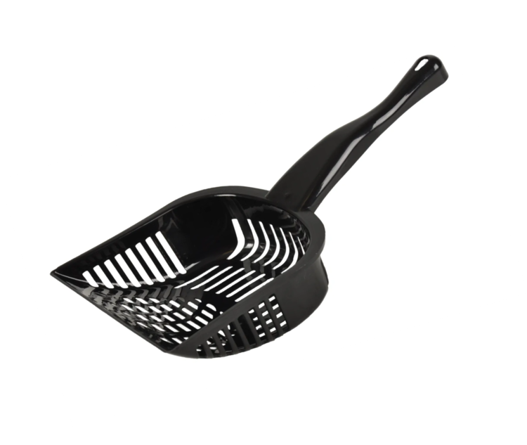 Flamingo Cat Litter Scoop "Yuki" Black XL 33*10*16 cm
