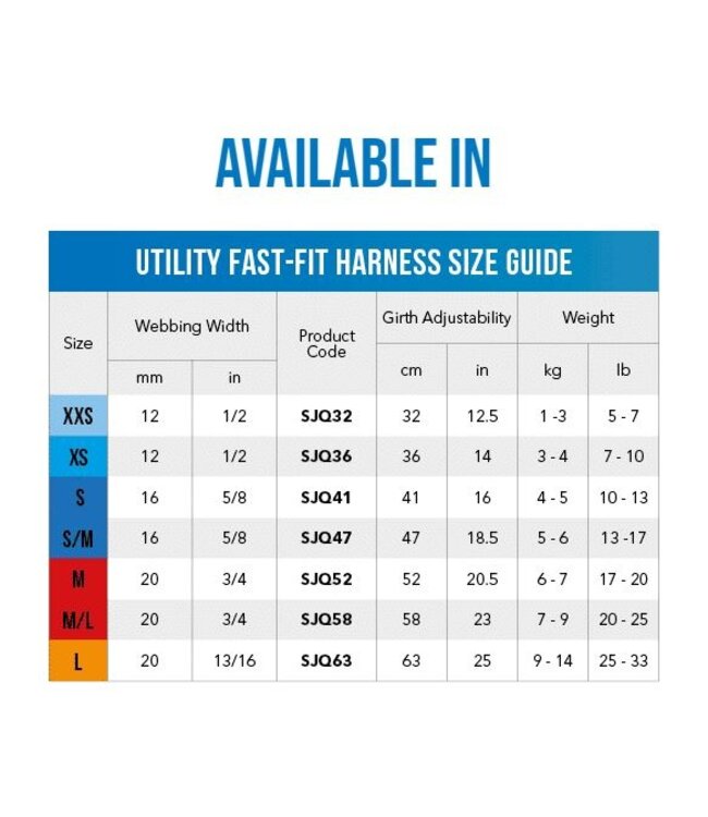 Rogz UTILITY Fast-Fit Harness