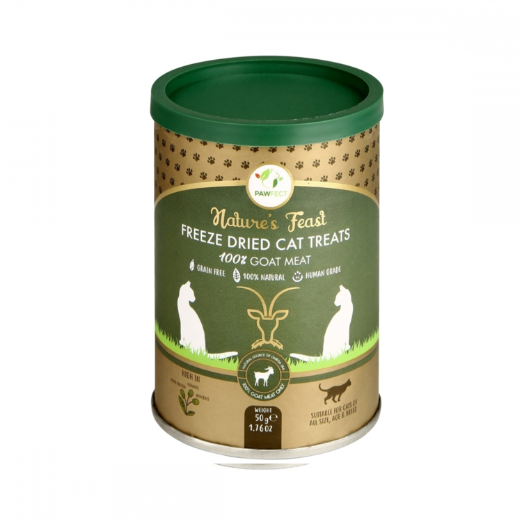 Pawfect Nature's Feast Cat Freeze Dried Treats 50 gr