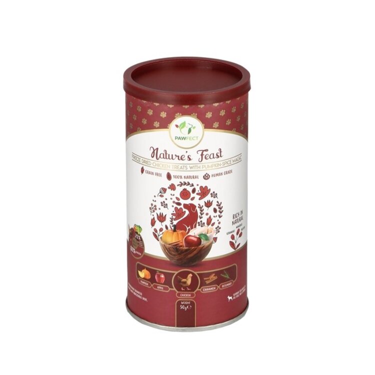 Pawfect Nature's Feast Freeze Dried Treats 50 gr