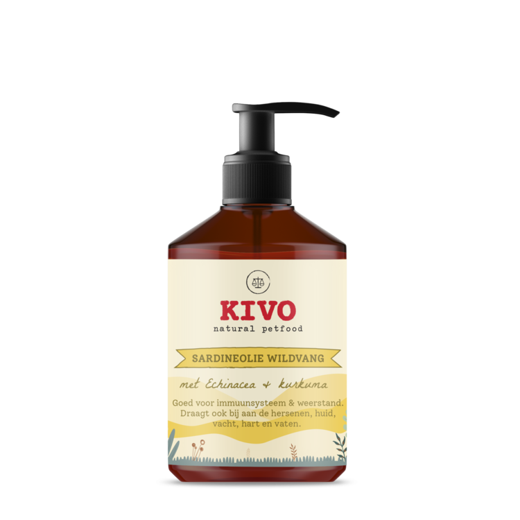 Kivo SUP "Sardineolie Echinacea & Kurkuma" (500 ml)