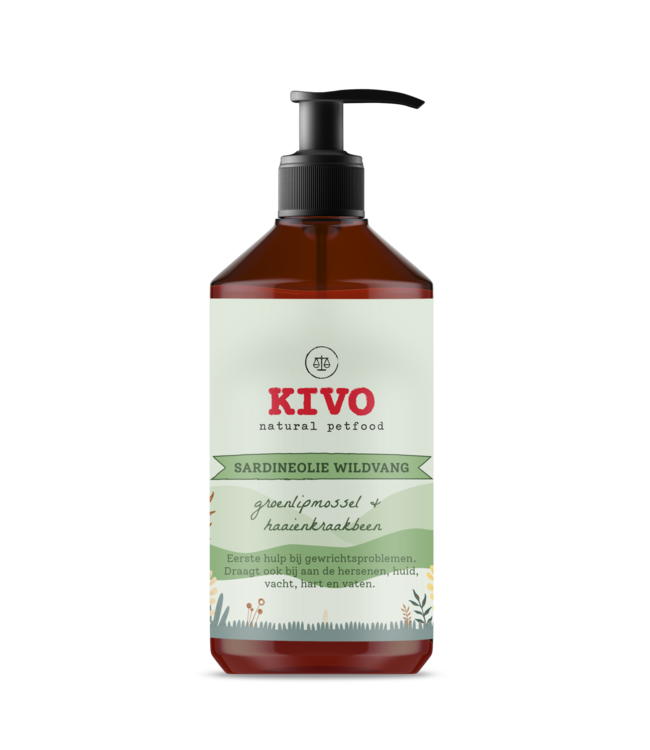 Kivo Sardine Oil Green Lipped Mussel & Shark Cartilage