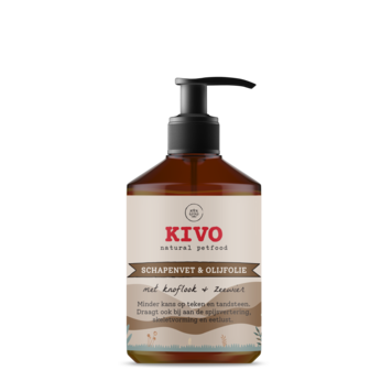 Kivo CARE "Schapenvet Knoflook & Zeewier" (500 ml)