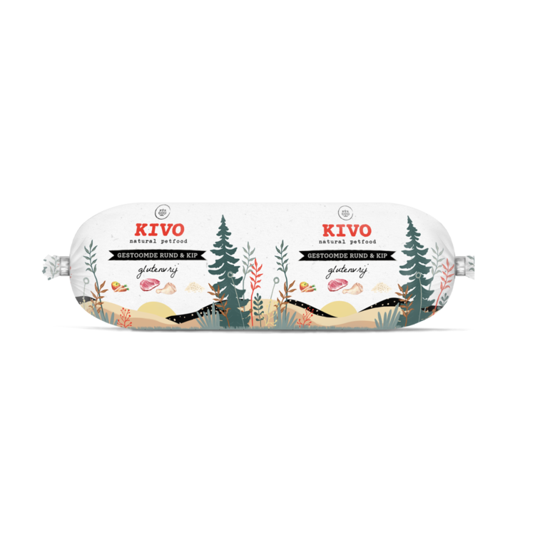 Kivo Beef & Chicken Steamed 600 gr