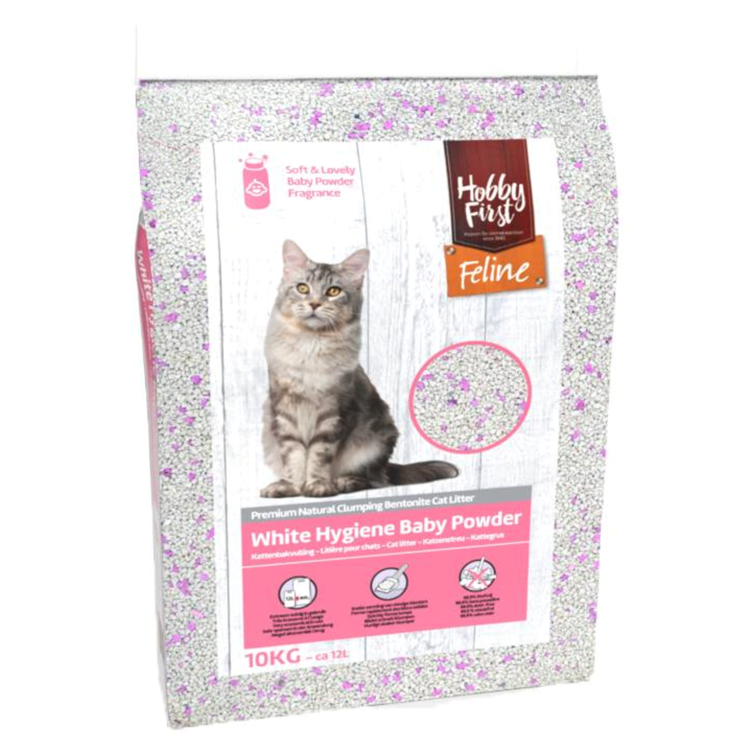 HobbyFirst Kattenbakvulling "White Hygiene Babypoeder"
