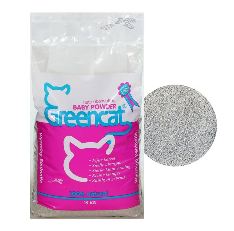 Greencat Cat Litter "Baby Powder"
