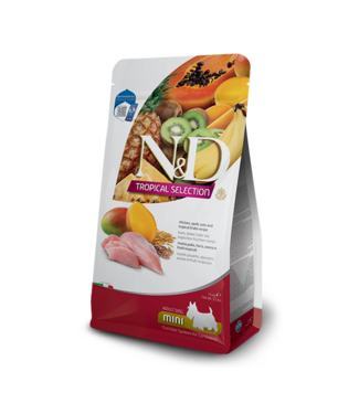 Farmina N&D TROPICAL Adult Huhn, Dinkel, Hafer & Tropische Früchte Mini