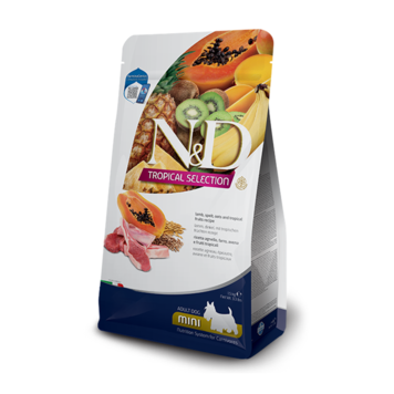 Farmina N&D TROPICAL Adult Lamb, Spelt, Oats & Tropical Fruits Mini