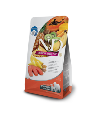 Farmina N&D TROPICAL Adult Lachs, Dinkel, Hafer & Tropische Früchte Medium/Maxi