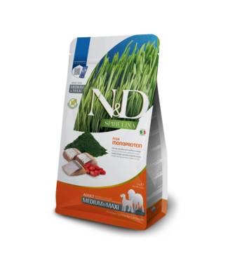 Farmina N&D SPIRULINA Adult Herring, Spirulina & Goji Berries Medium/Maxi