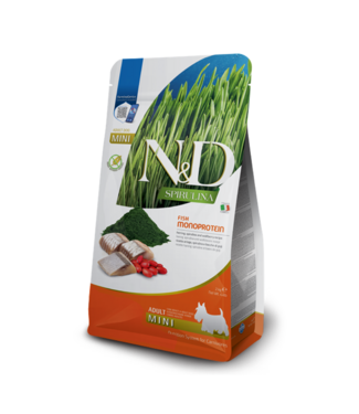 Farmina N&D SPIRULINA Adult Hering, Spirulina & Goji Beeren Mini