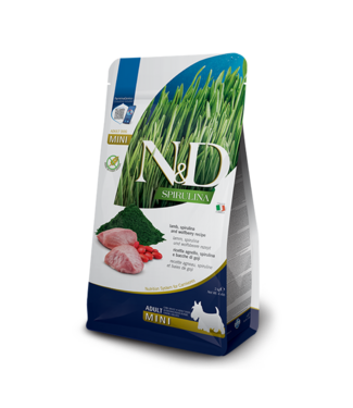 Farmina N&D SPIRULINA Adult Lamm, Spirulina & Goji Beeren Mini