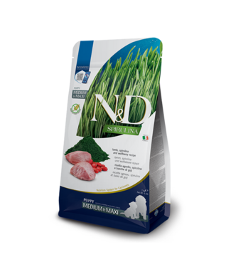 Farmina N&D SPIRULINA Puppy Lamb, Spirulina & Goji Berries Medium/Maxi