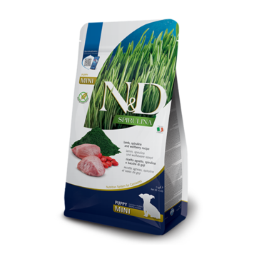 Farmina N&D SPIRULINA Puppy Lam, Spirulina & Goji Bessen Mini