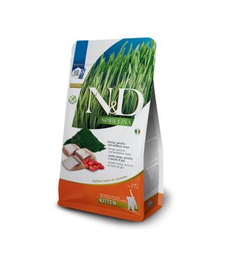 Farmina N&D SPIRULINA Katze Kitten Hering, Spirulina & Goji Beere