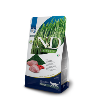 Farmina N&D SPIRULINA Kat Adult Lam, Spirulina & Goji Bessen