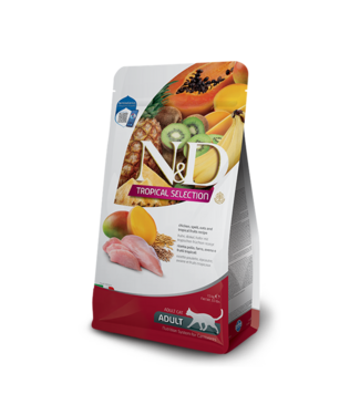 Farmina N&D TROPICAL Kat Adult Kip, Spelt, Haver & Tropisch Fruit