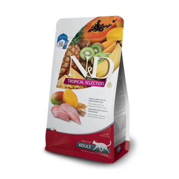 Farmina N&D TROPICAL Cat Chicken, Spelt, Oats & Tropical Fruit