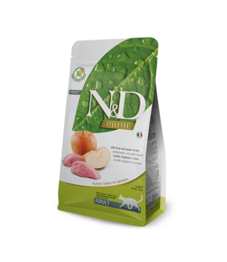 Farmina N&D PRIME Kat Adult Wild Zwijn & Appel