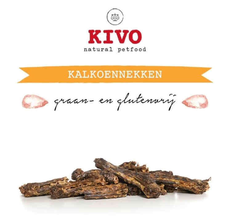 Kivo Kalkoennekken 250 gr