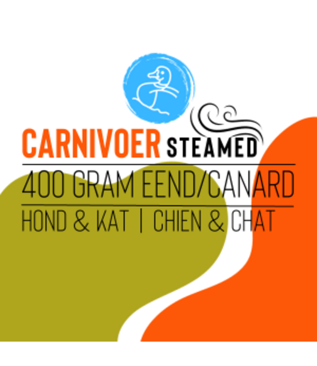 Carnivoer Eend-Mix Houdbaar/Gestoomd