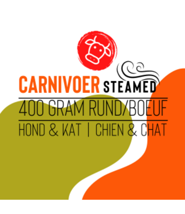 Carnivoer Rund-Mix Houdbaar/Gestoomd