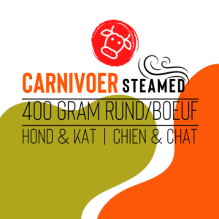 Carnivoer Rund-Mix Houdbaar/Gestoomd