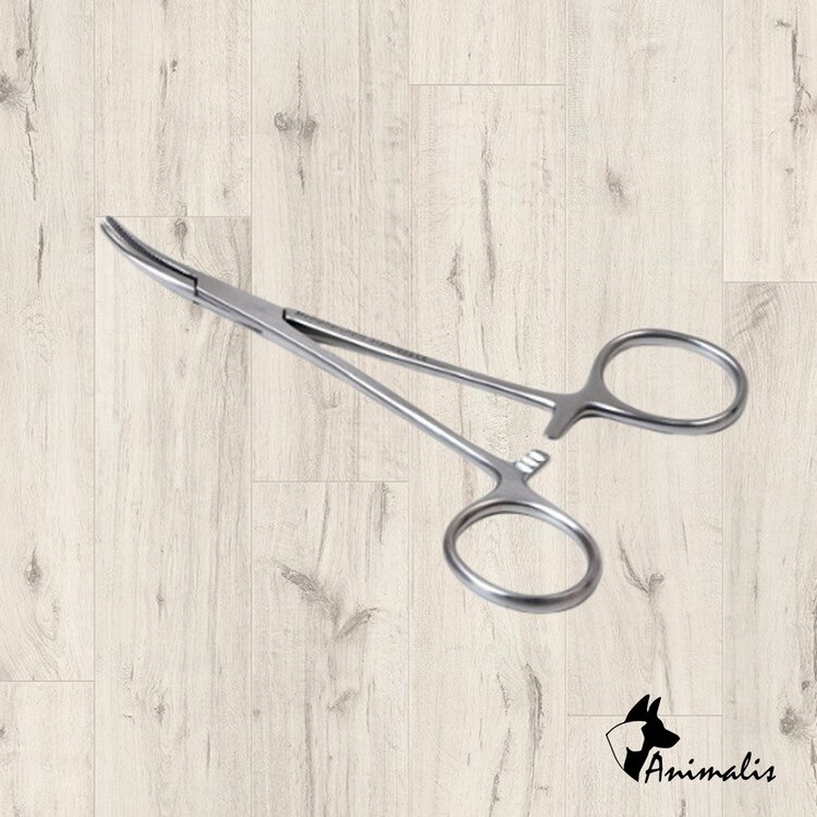 Animalis Artery Clamp Metal Curved