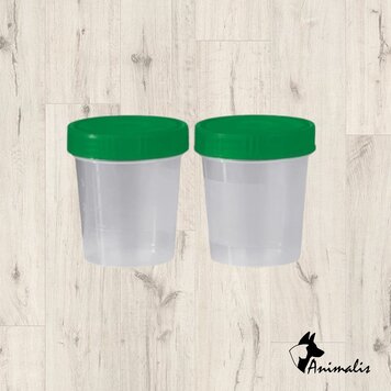 Animalis Urinbecher mit Schraubenabdeckung