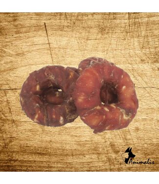 Animalis "Gepresste Rinderleder Donut mit Ente“